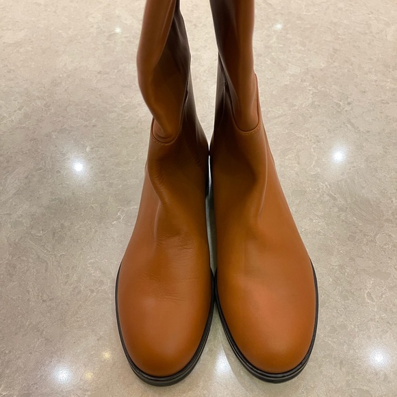 FRAME Le Ramsey Knee High Boot In Tobacco Size 39 - Picture 16 of 17